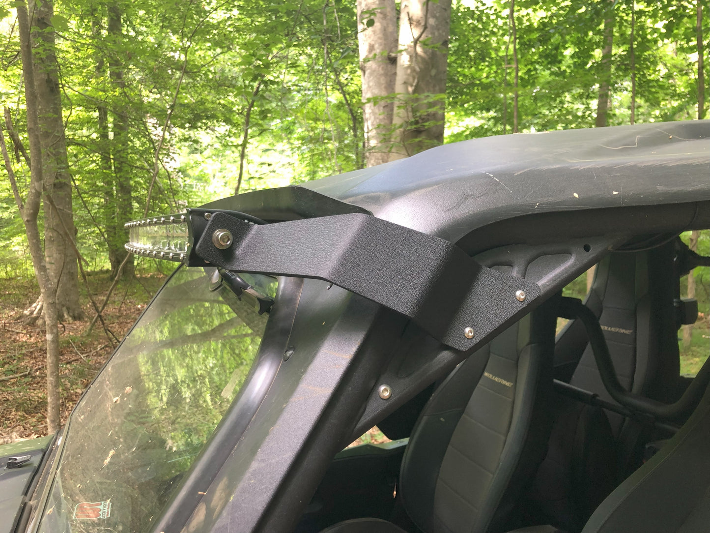 Forward Mount Light Bar Brackets for Yamaha Wolverine