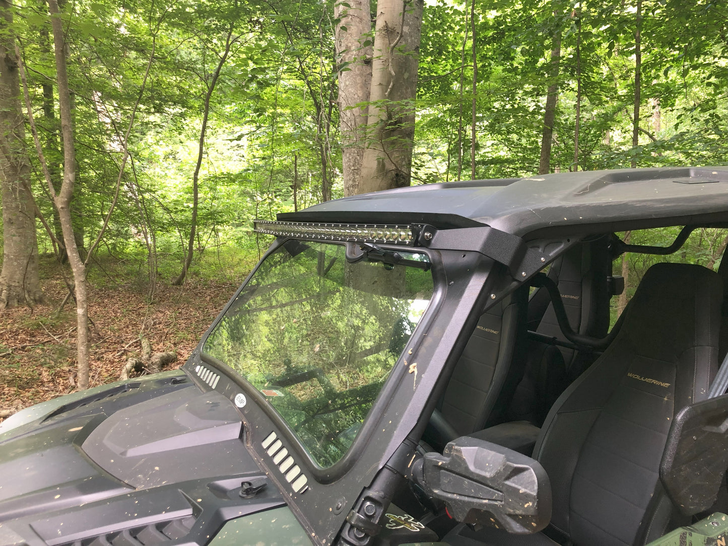 Forward Mount Light Bar Brackets for Yamaha Wolverine